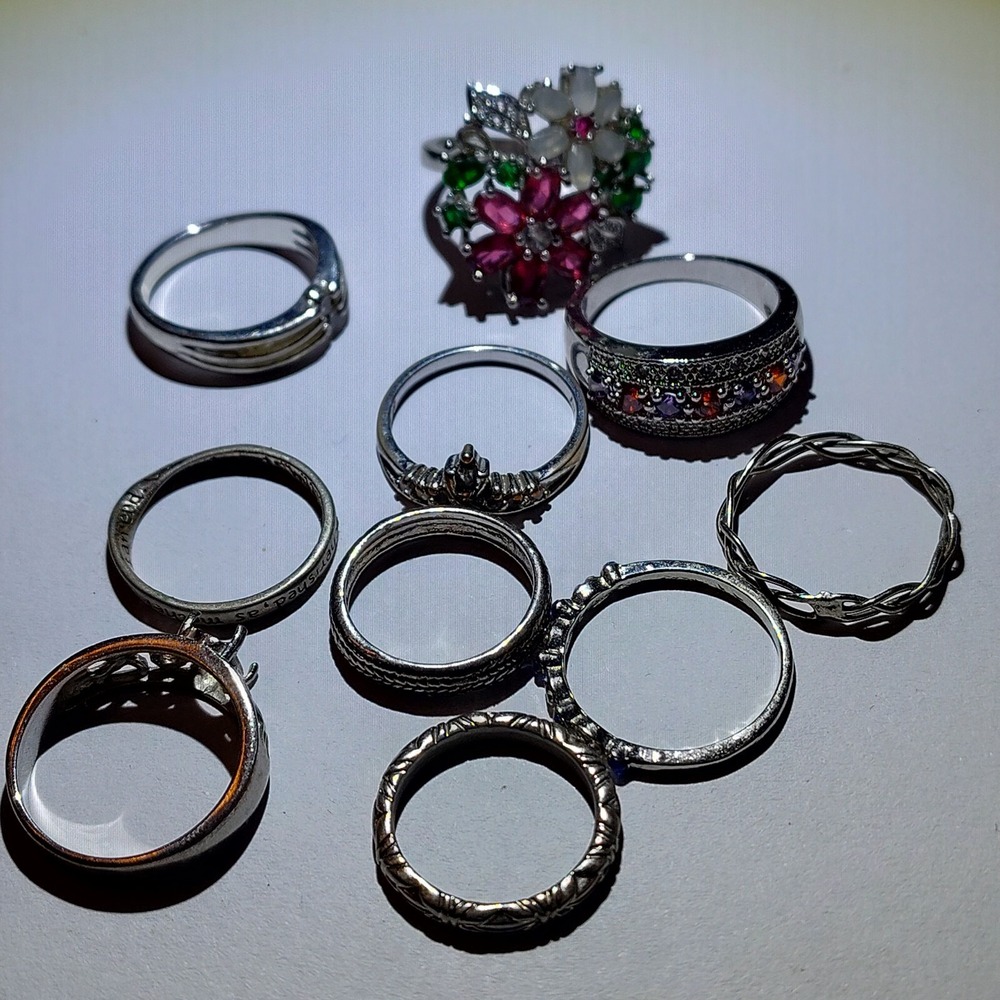 Rings costume jewelry fashion finger bling shiny dress up